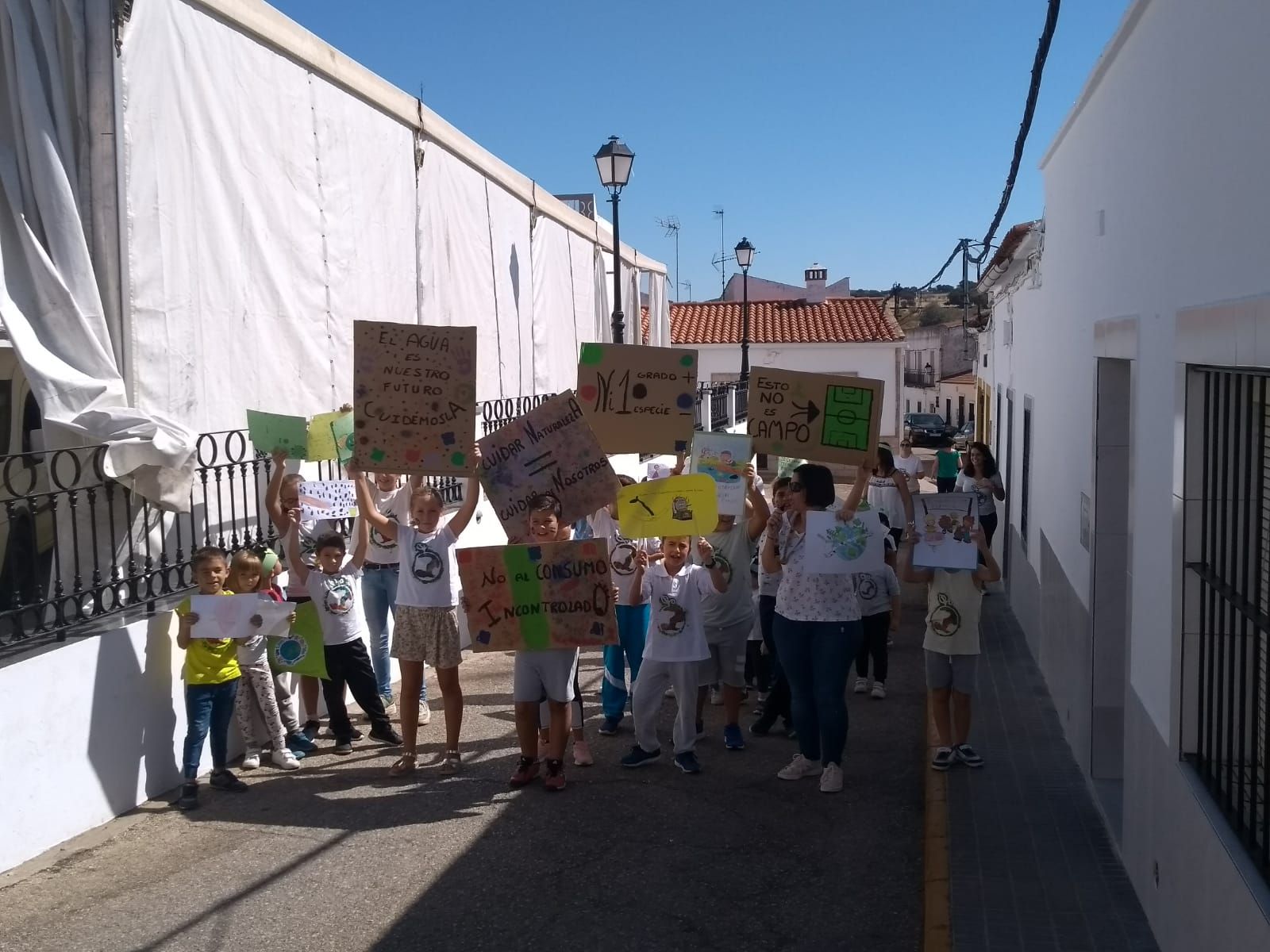 huelga por la tierra